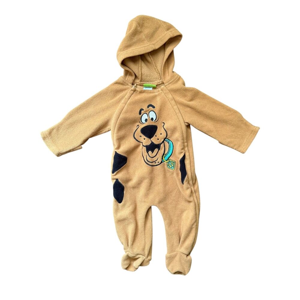 Scooby Doo Baby Costume 6-9 Months EUC Halloween Cozy Dress Up